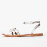 KIELE Sandale brillante en cuir