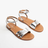 KIELE Sandale brillante en cuir