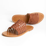 AYAME Mule neutre en cuir