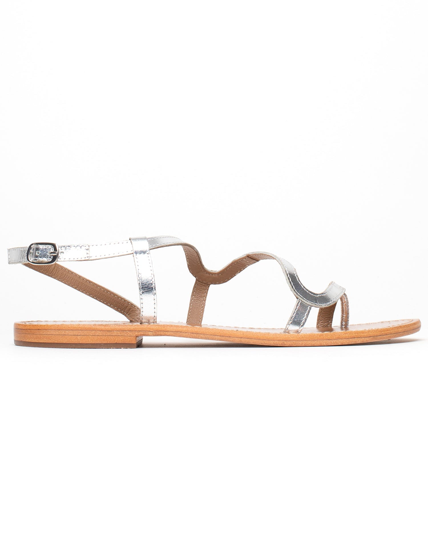 KAMLAI Sandale brillante en cuir