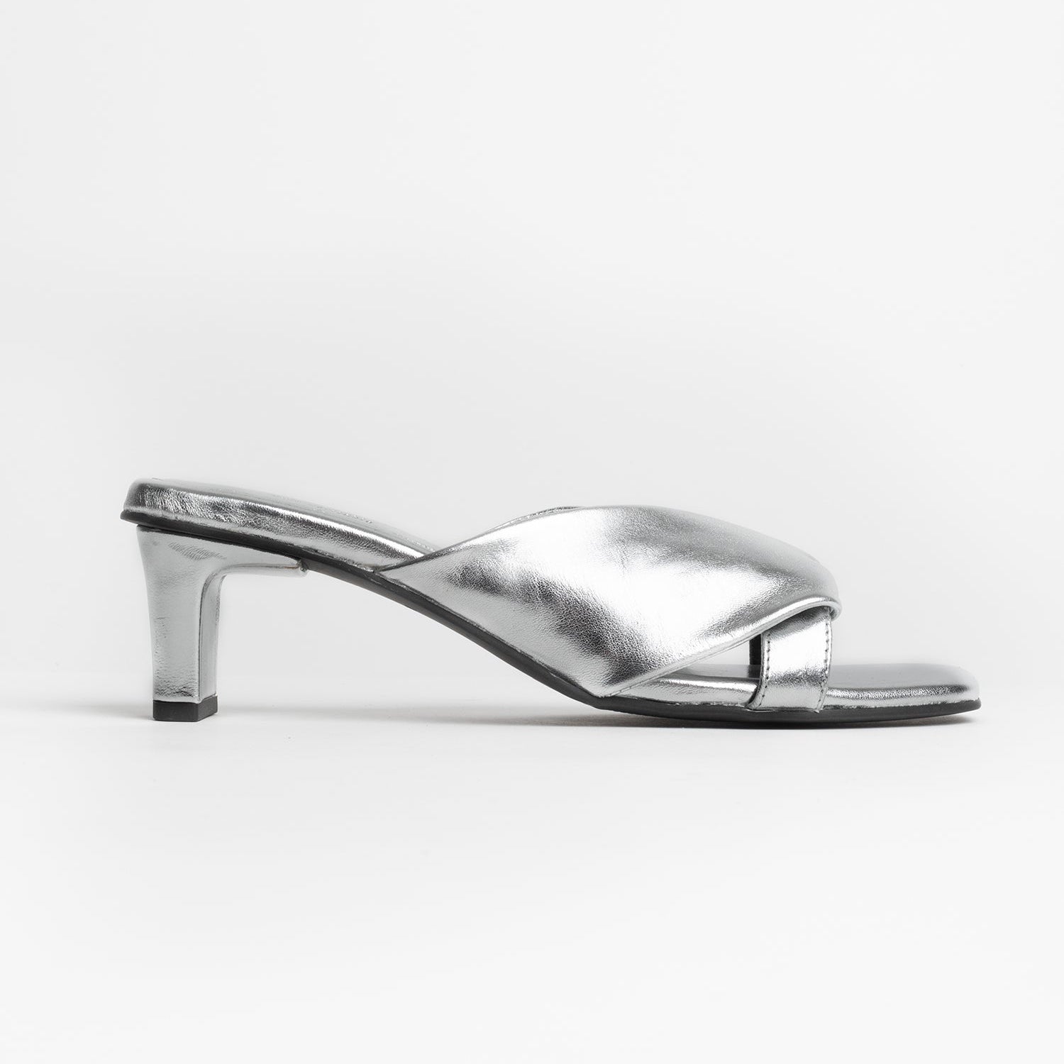 COAHOMA Sandale brillante en cuir