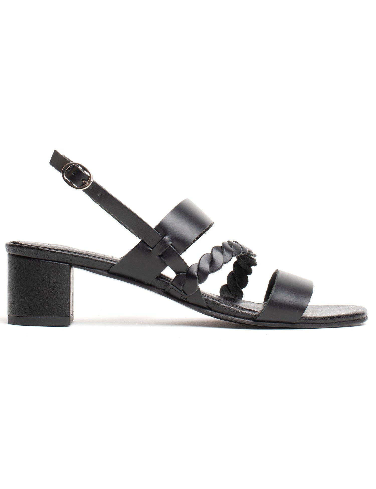 DEZBA Sandale neutre en cuir