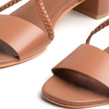 DOLI Sandale neutre en cuir