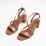 ETANIA Sandale neutre en cuir