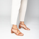 ETANIA Sandale neutre en cuir