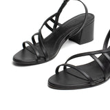 GLESKA Sandale neutre en cuir