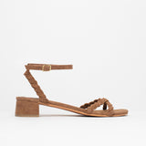 HACHI Sandale neutre en cuir
