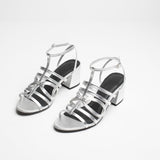 HETA Sandale brillante en cuir