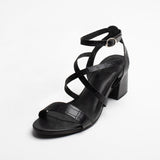IZUSA Sandale neutre en cuir
