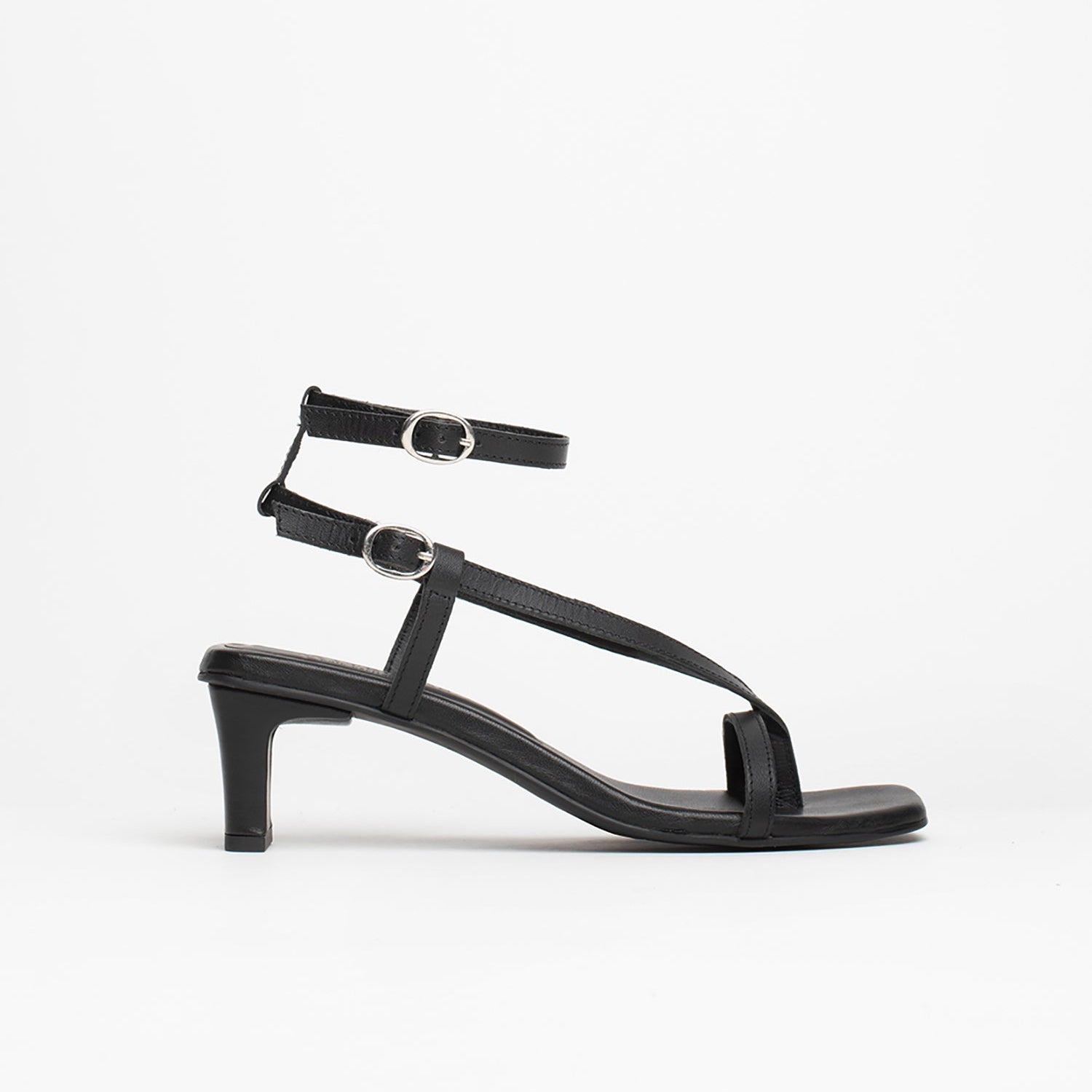 KAHSHA Sandale neutre en cuir