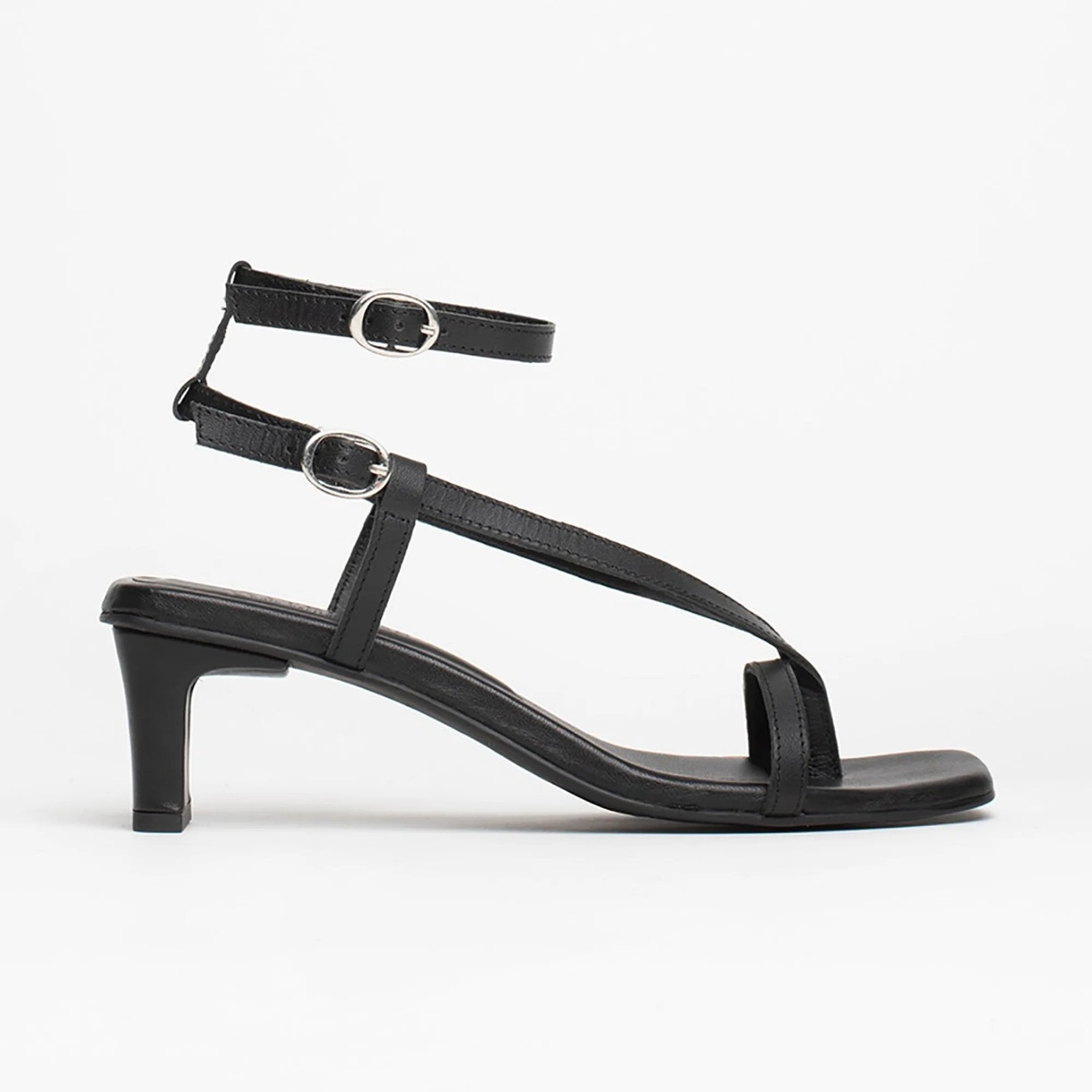 KAHSHA Sandale neutre en cuir