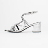 KANIETI Sandale brillante en cuir