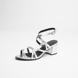 KANIETI Sandale brillante en cuir