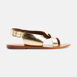 ADE Sandale brillante en cuir