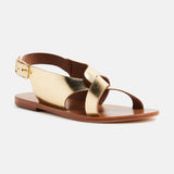ADE Sandale brillante en cuir