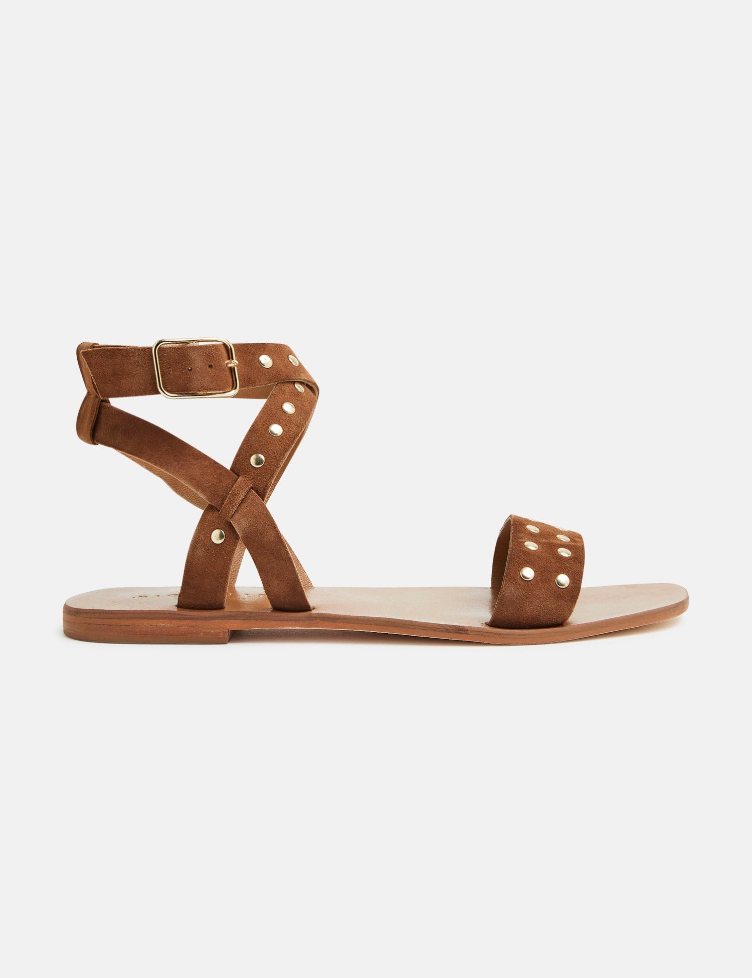 BRIELLE Sandale neutre en cuir