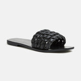ADELINE Mule neutre en cuir