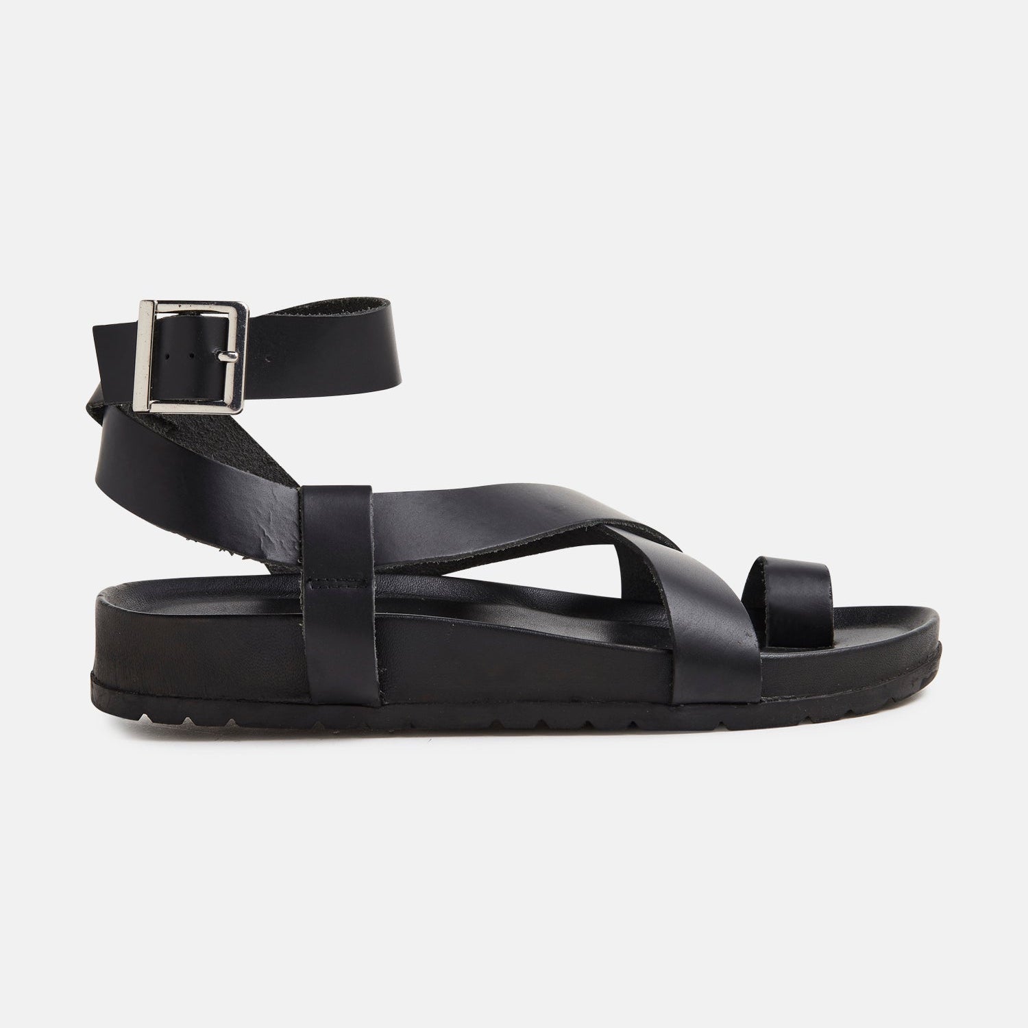 VIAN Sandale neutre en cuir