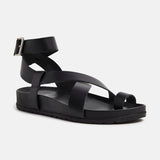 VIAN Sandale neutre en cuir
