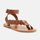 LEE Sandale neutre en cuir