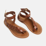 LEE Sandale neutre en cuir