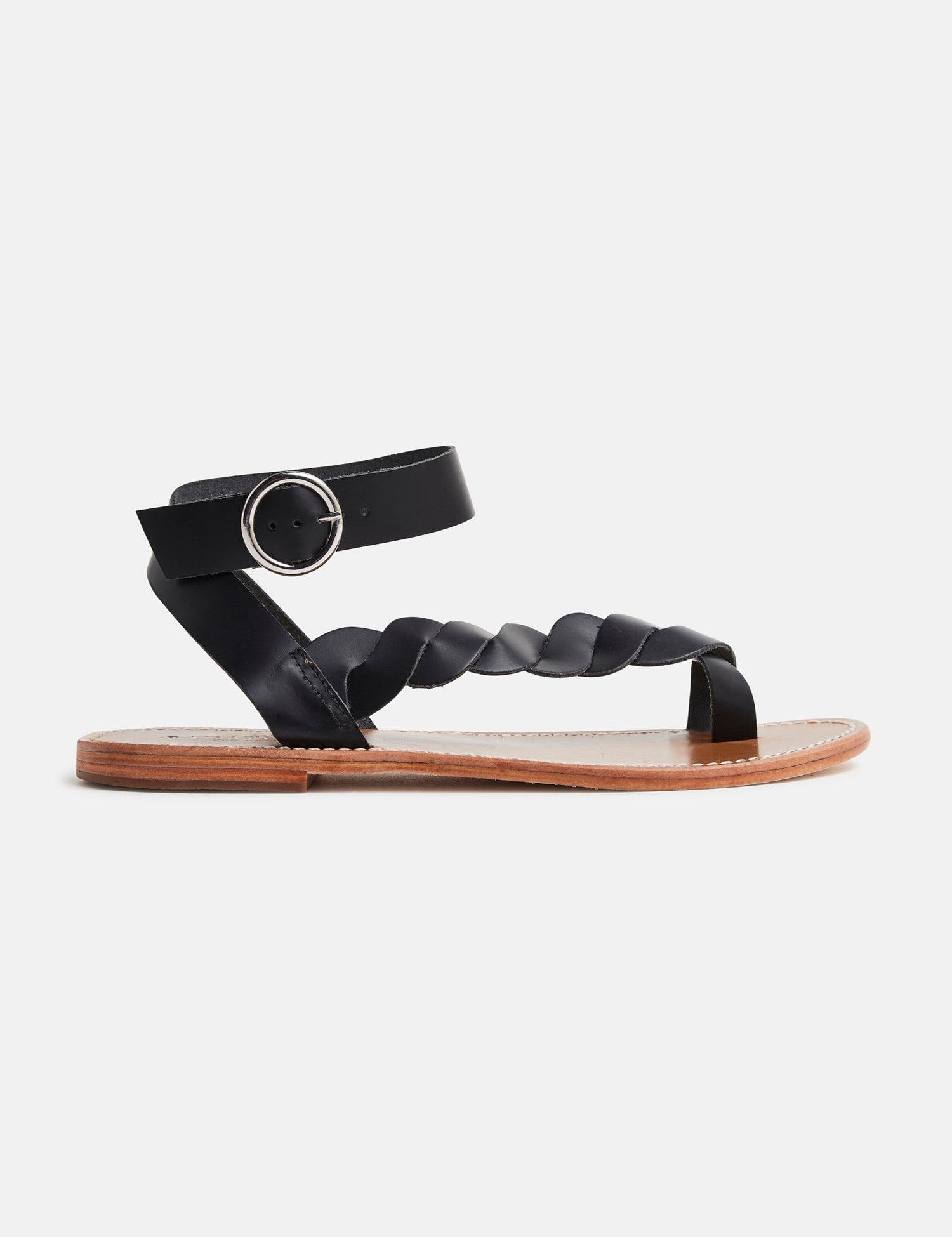 LEE Sandale neutre en cuir
