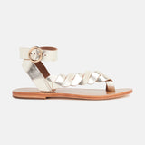 LEE Sandale brillante en cuir