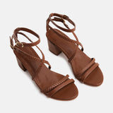 GENTRY Sandale neutre en cuir