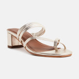 GEMMA Mule brillante en cuir