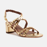 GWENDOLYN Sandale brillante en cuir