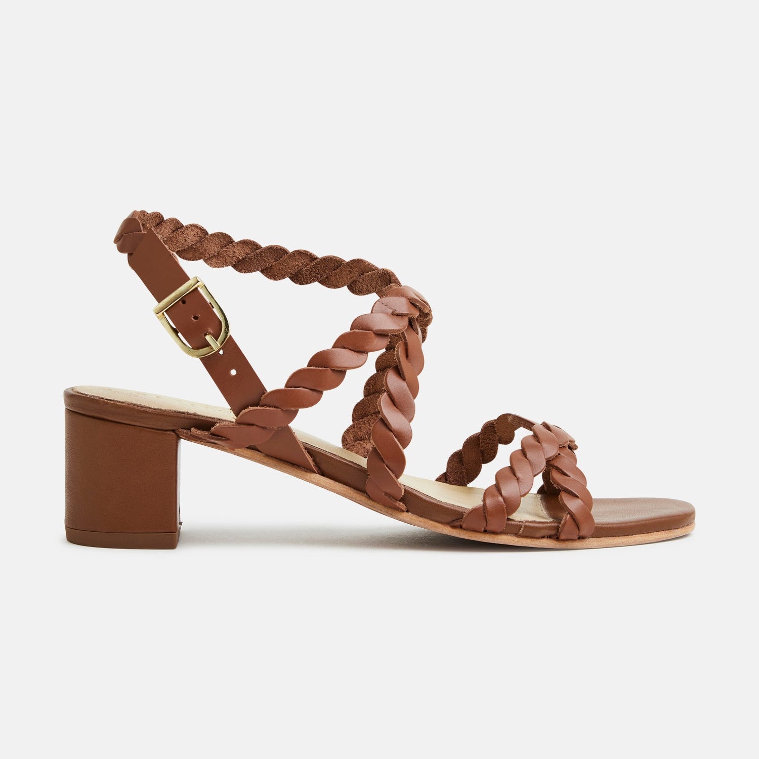 GWENDOLYN Sandale neutre en cuir