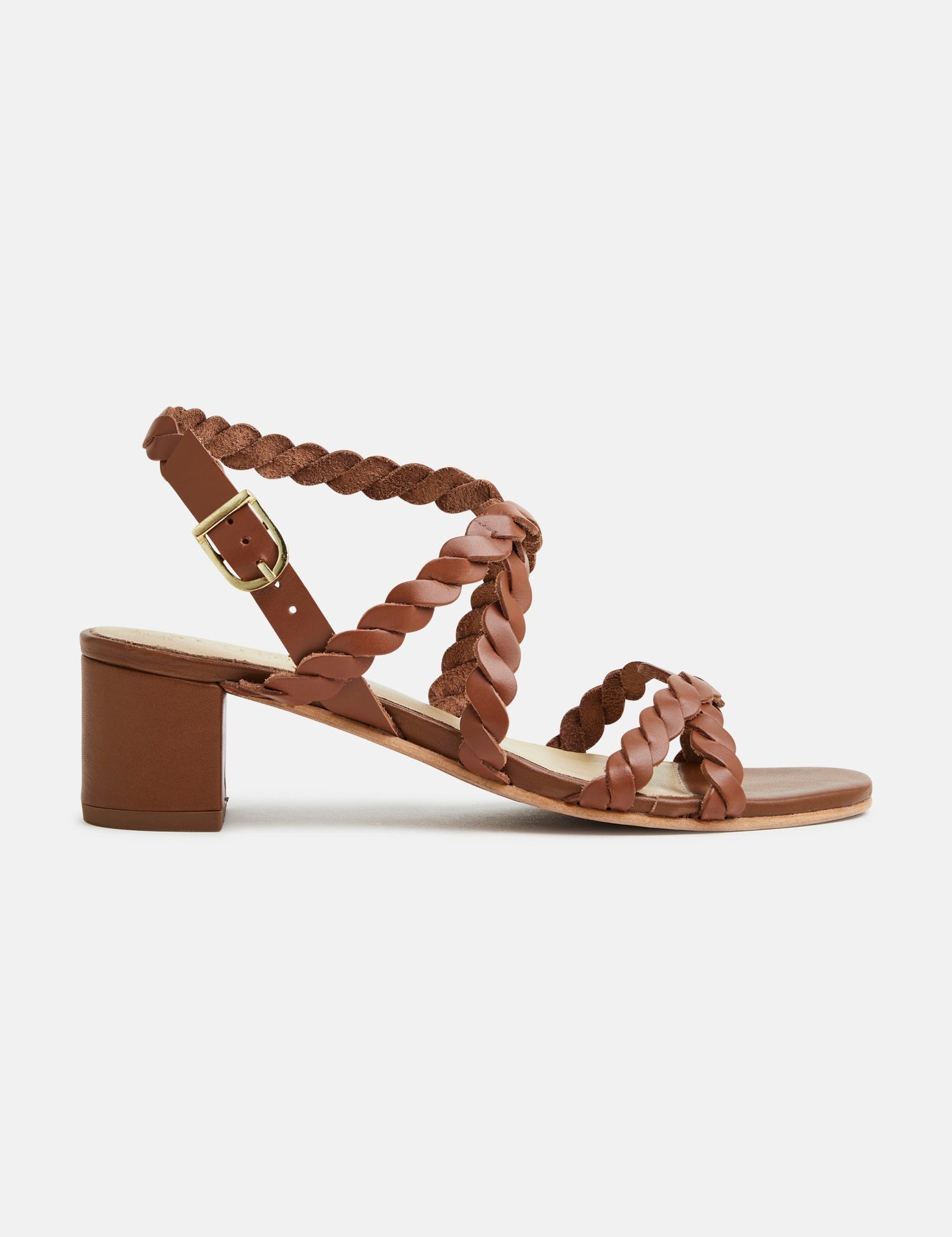 GWENDOLYN Sandale neutre en cuir