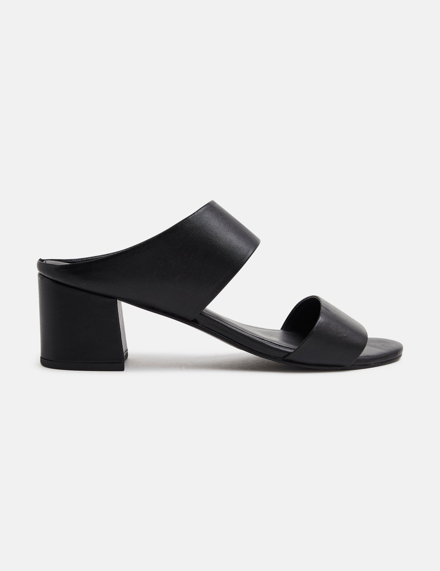 GINA Mule neutre en cuir