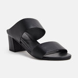 GINA Mule neutre en cuir