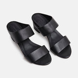GINA Mule neutre en cuir