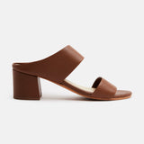 GINA Mule neutre en cuir
