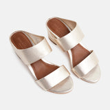GINA Mule brillante en cuir