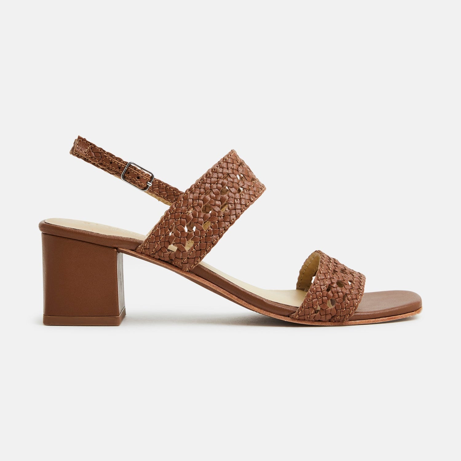 GRACY Sandale brillante en cuir