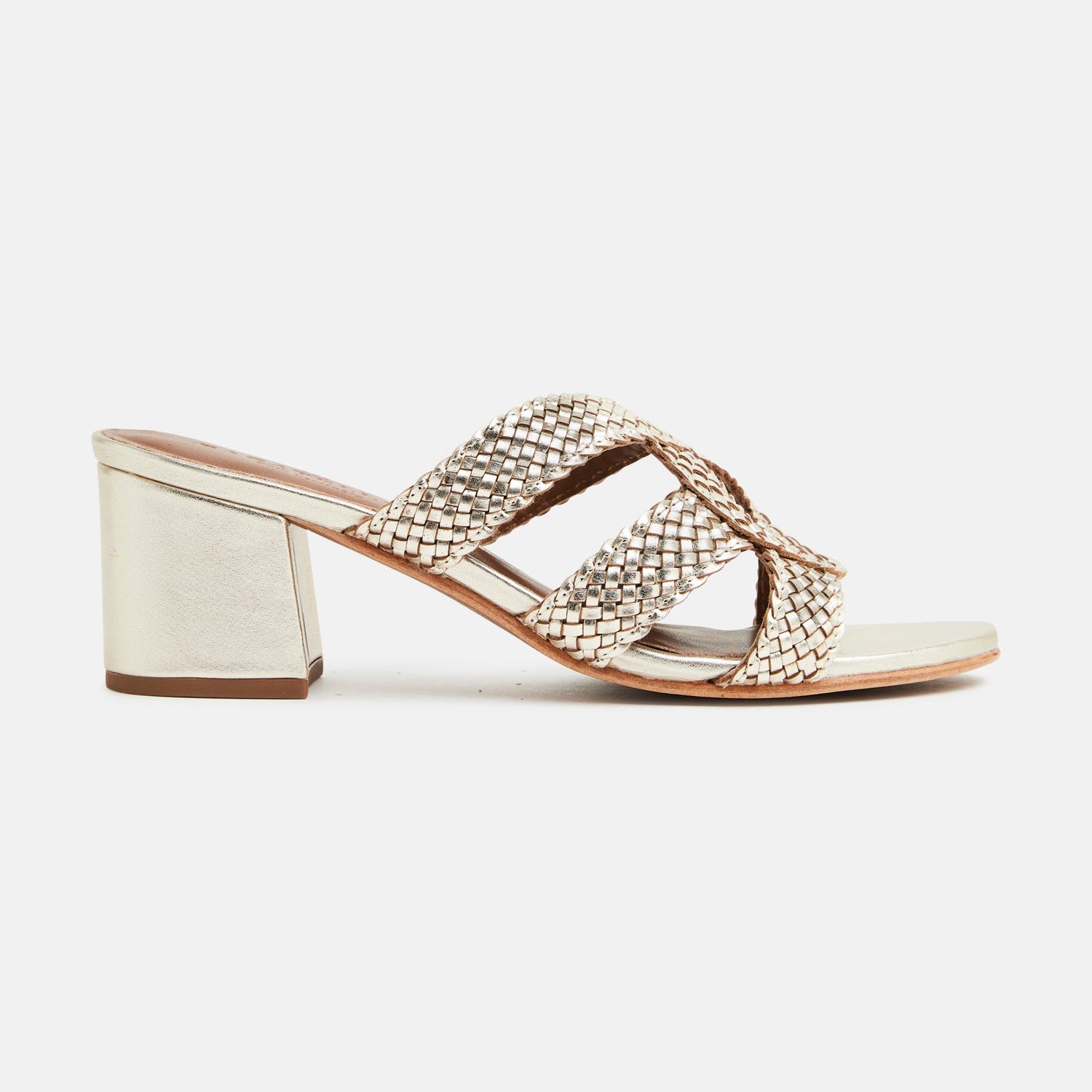 GURNOOR Mule brillante en cuir
