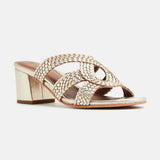 GURNOOR Mule brillante en cuir