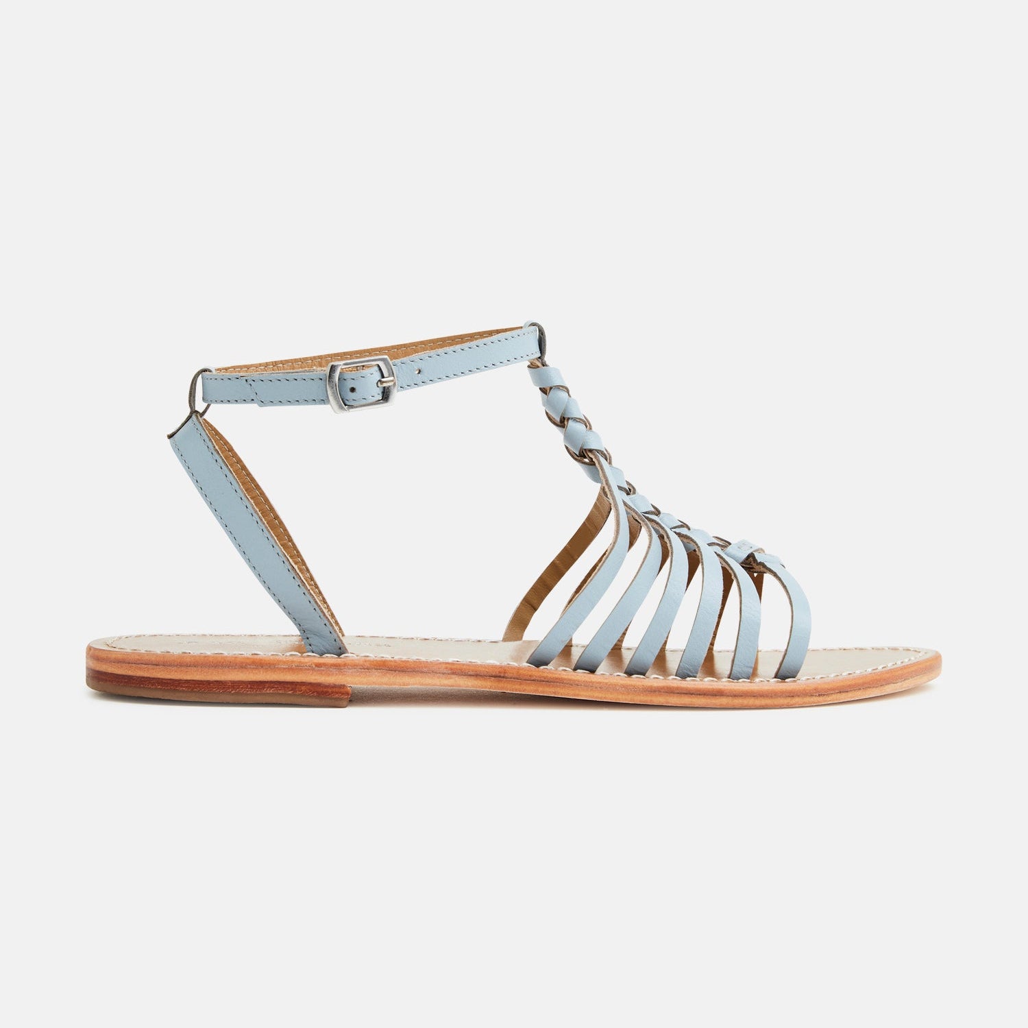PANAMA Sandale brillante en cuir