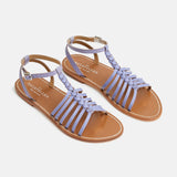 PANAMA Sandale brillante en cuir