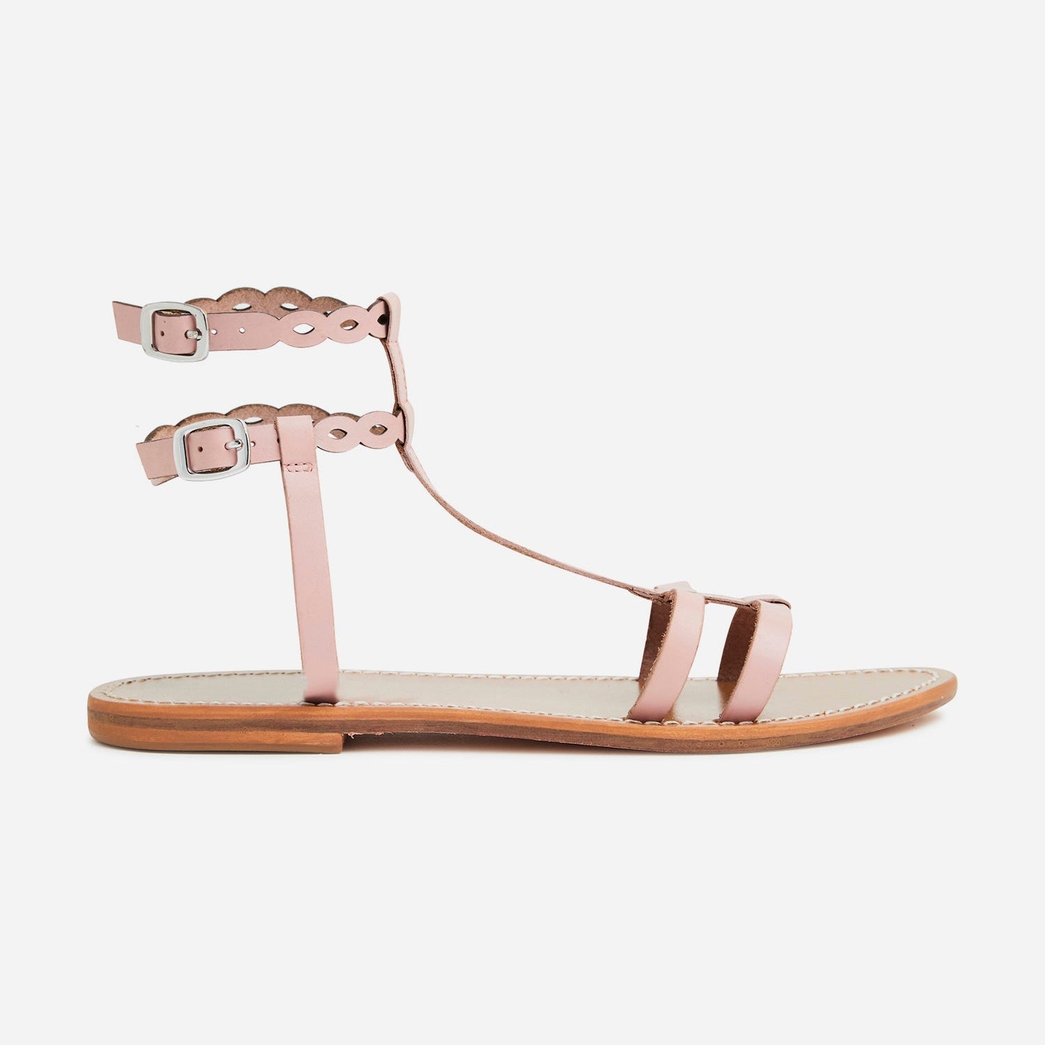 JESSAMINE Sandale brillante en cuir