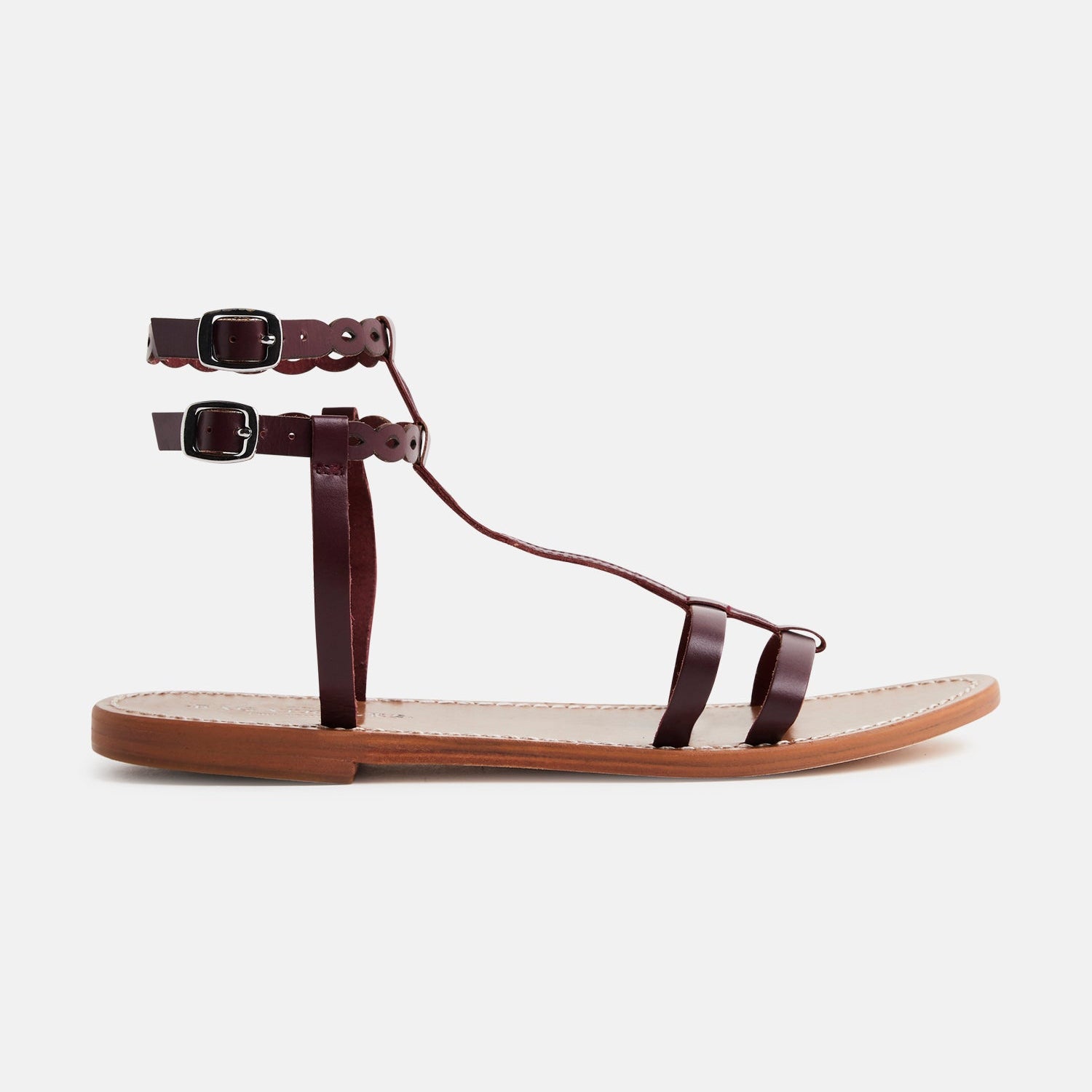 JESSAMINE Sandale brillante en cuir
