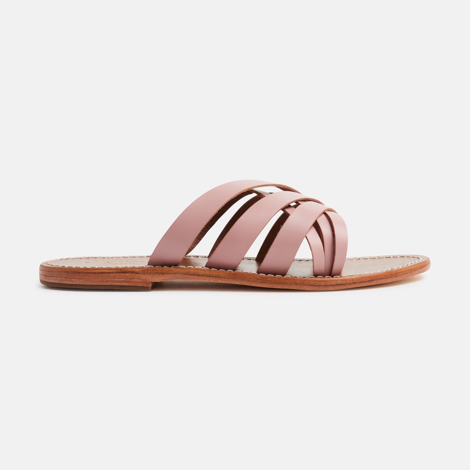 MARICA Mule brillante en cuir