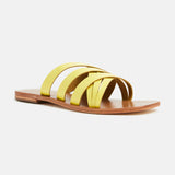 MARICA Mule brillante en cuir