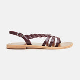 SATYRE Sandale neutre en cuir