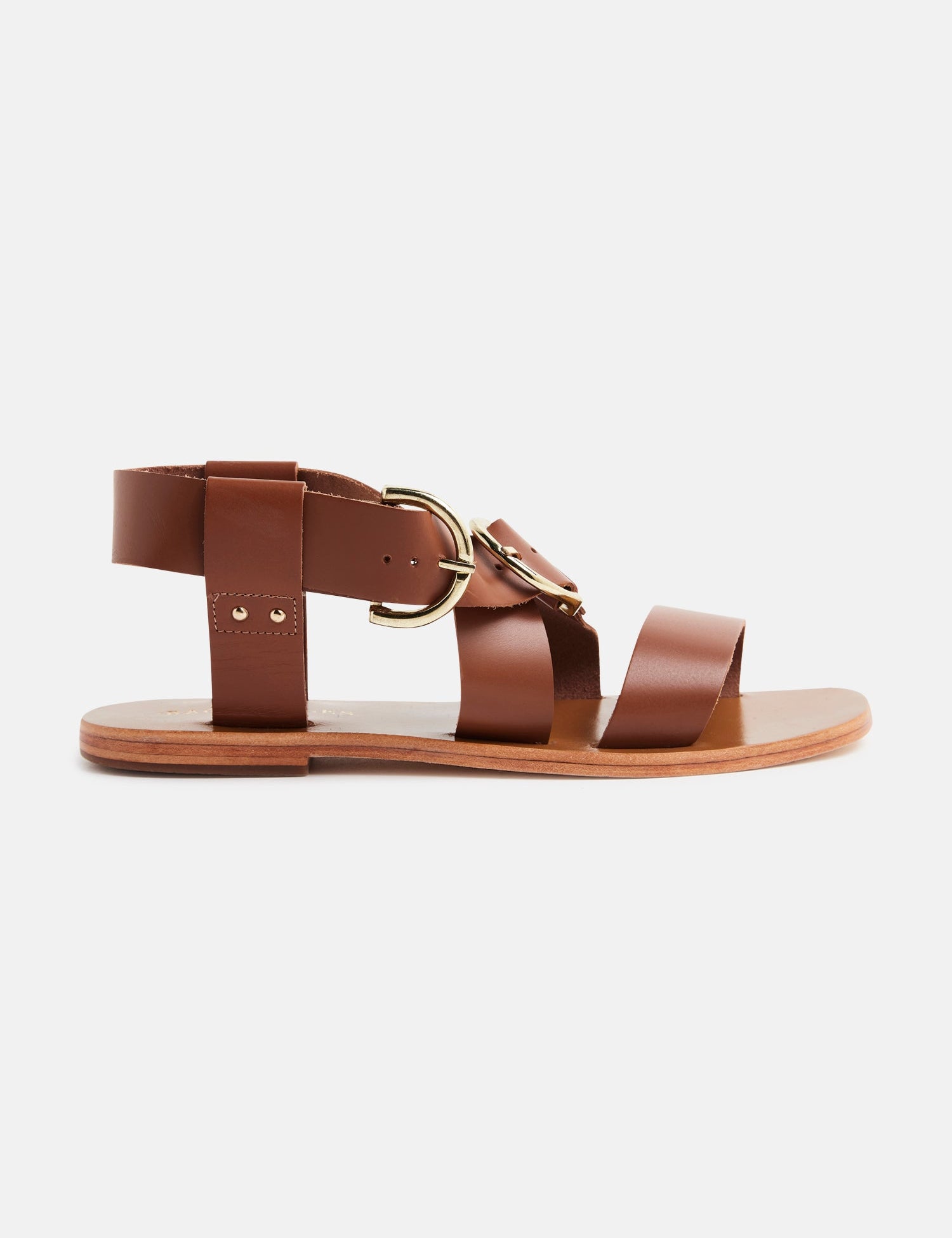 ABHAYD Sandale neutre en cuir