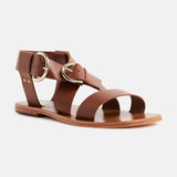 ABHAYD Sandale neutre en cuir