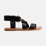 ABHAYD Sandale neutre en cuir
